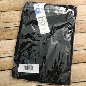Agnes & Dora solid black leggings Large